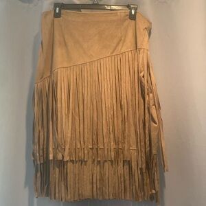Cato fringe skirt